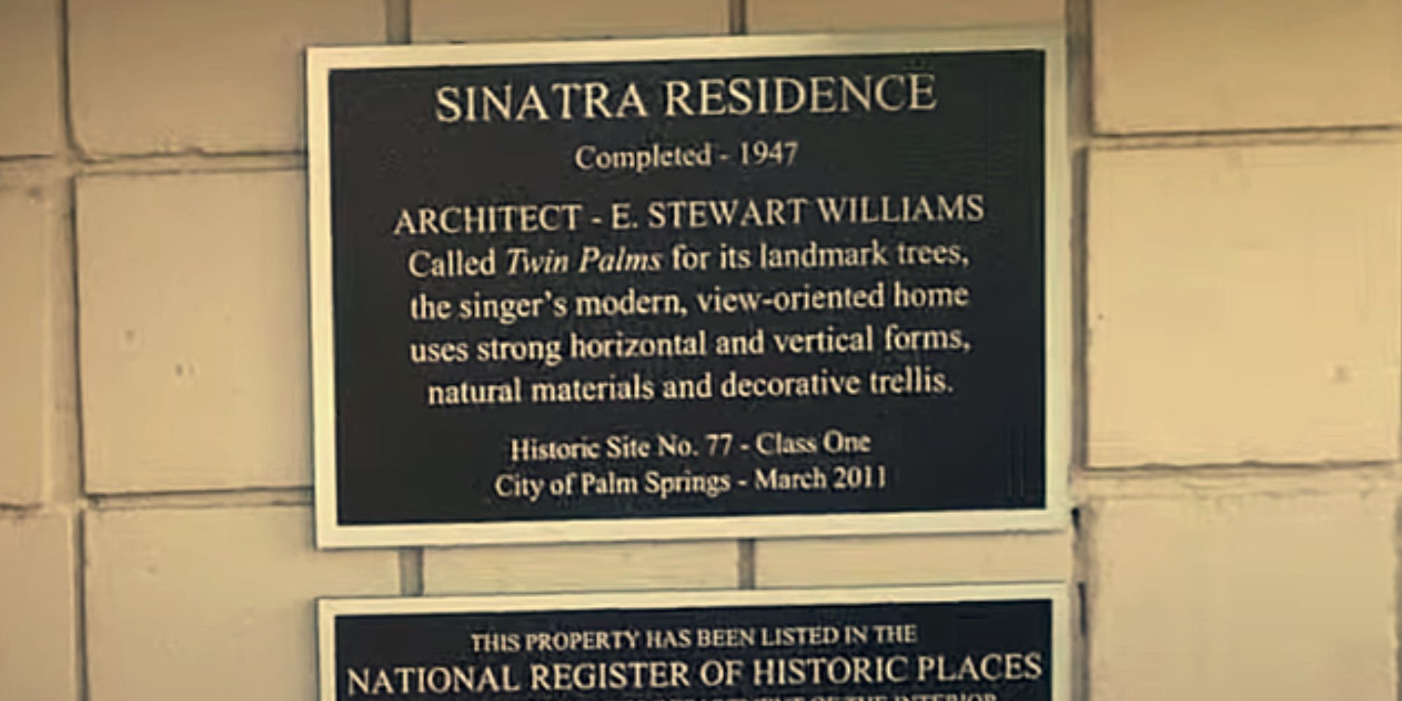 See Frank Sinatra’s Twin Palms