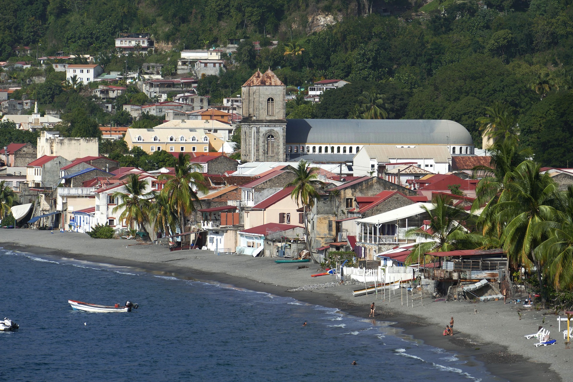 Martinique coastal scenery