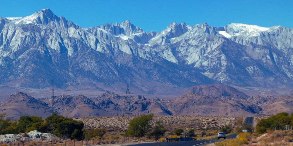 Altitude travel in Sierra Nevada, California