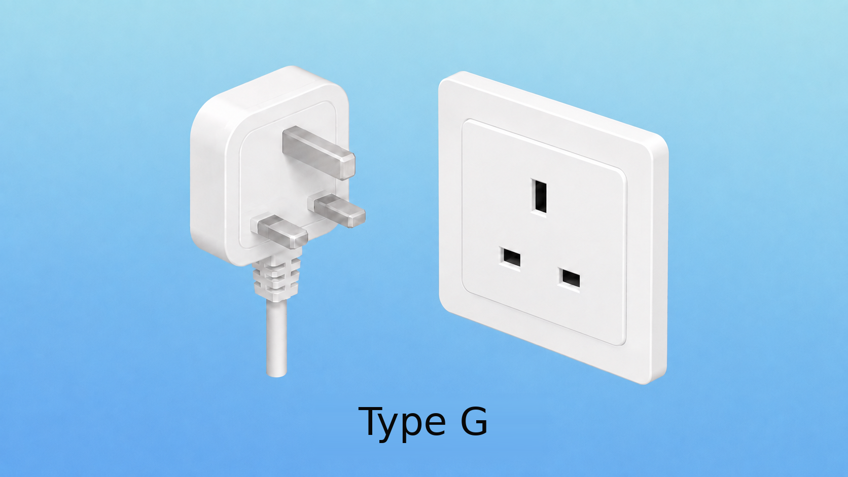 Type G power plug and socket